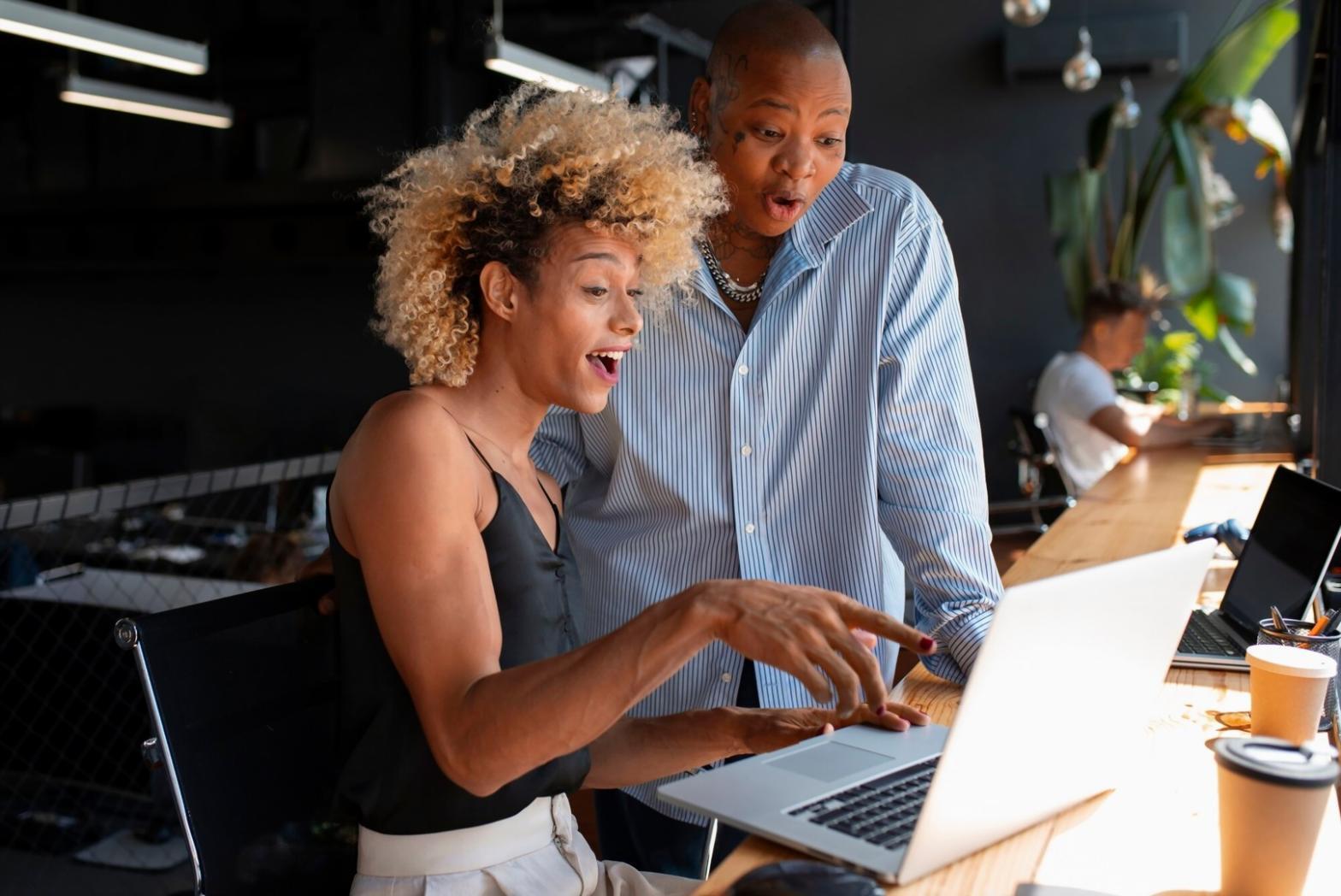 Financial planning session with budget spreadsheet and calculator